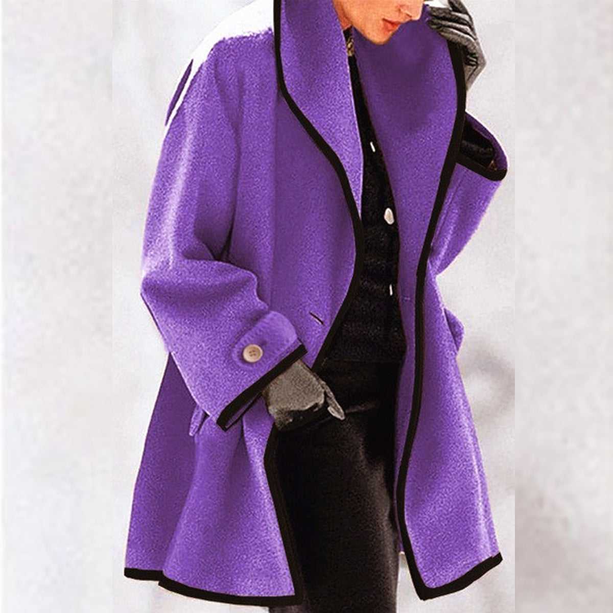 💙🥰【S-5XL】Novi zimski model 2024. Moderne i elegantne srednje dugačke kaput od vune, tople i moderne.3837780