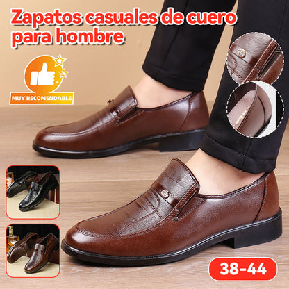 👞Otoño 2026, los nuevos zapatos de negocios de cuero para hombre son suaves y cómodos.