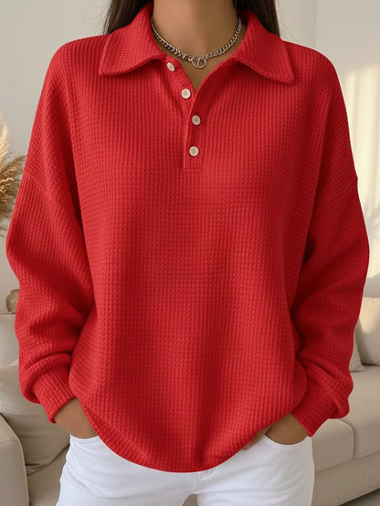 🔥【Kupi 1 i dobiješ 1 gratis】【S-5XL】2025 Nova jesen/zima jednobojna polo majica s ovratnikom