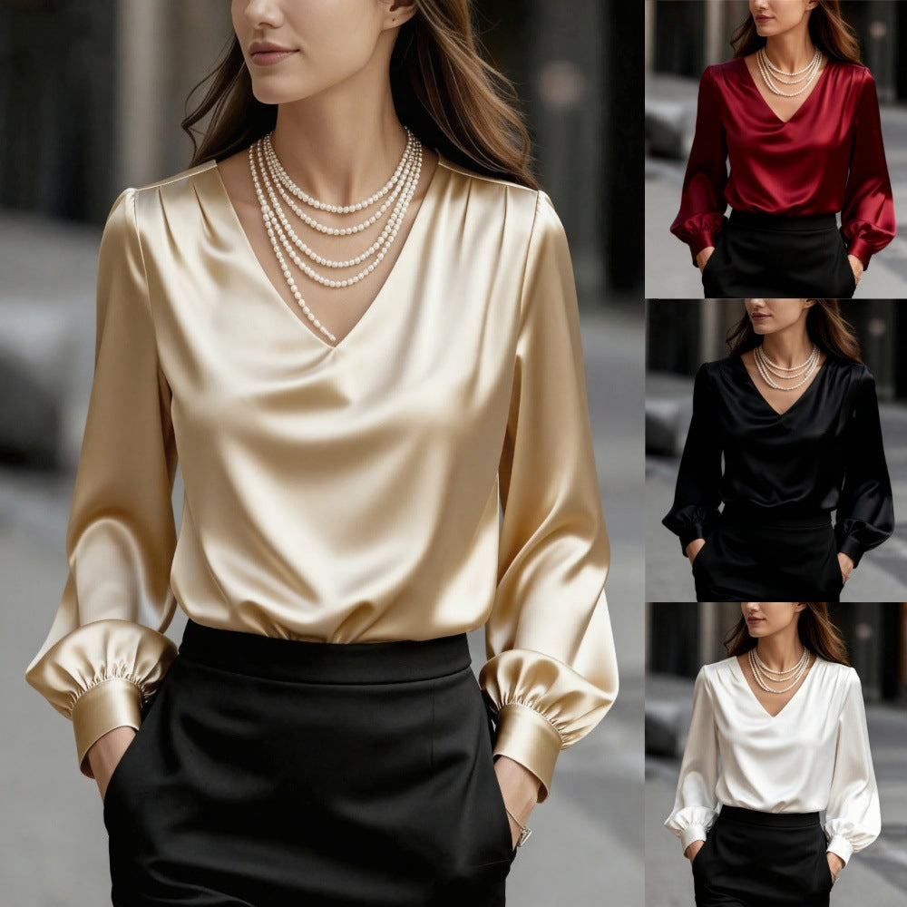 🔥🍁【Nova jesenska kolekcija】【S-2XL】🌷Nova ženska bluza, preprosta in elegantna