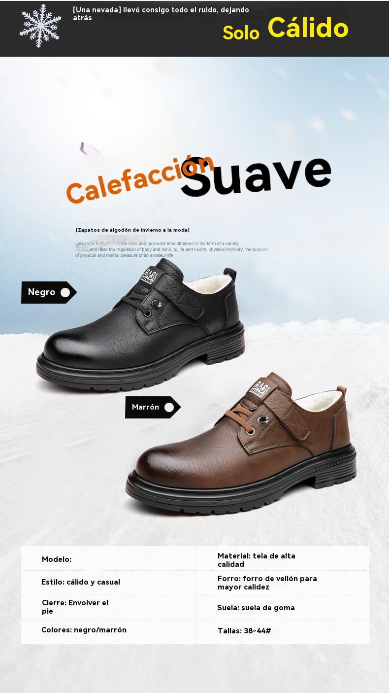 【39-44】Zapatos casuales de cuero para hombre