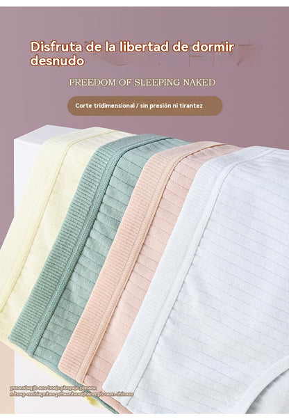 💖🔥【Paquete de 7】50% de descuento último día: bragas de algodón para mujer, de talle alto y antibacterianas