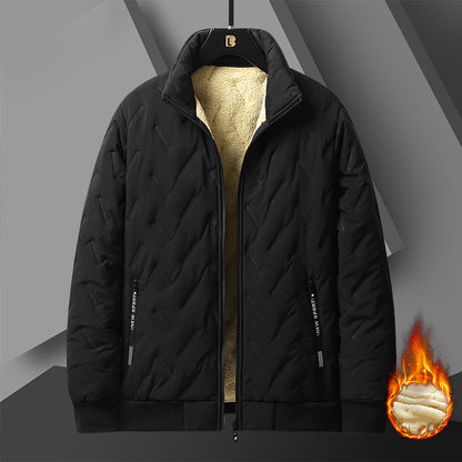 🧥 Chaqueta acolchada gruesa y abrigada para hombre, estilo casual, impermeable y cortaviento, ideal para otoño e invierno ❄️🔥