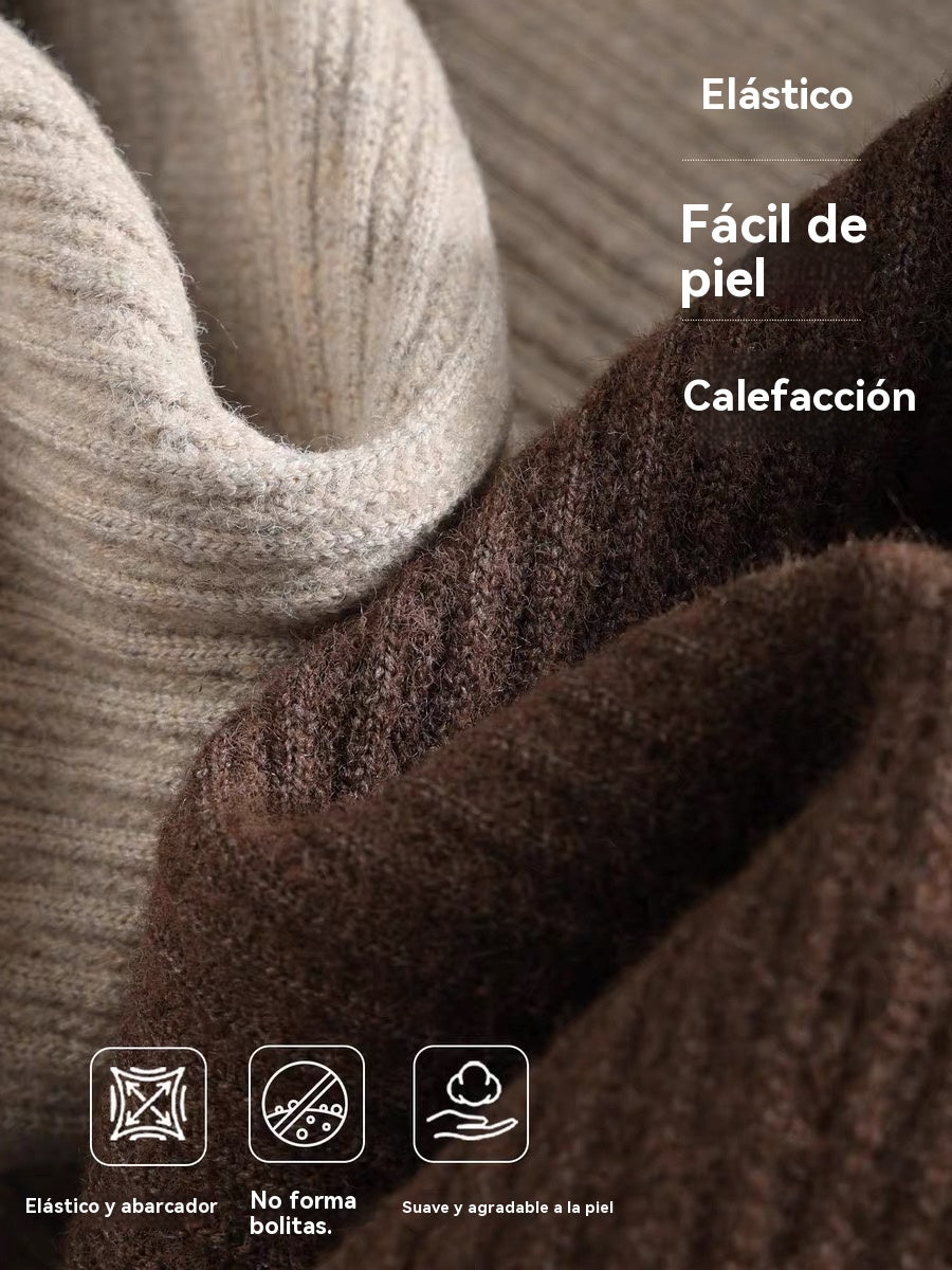 🔥🆕 Lanzamiento superventas con 40% de descuento 🧥✨ Suéter de punto con cremallera para hombre de talla grande, diseño simple y combinable.