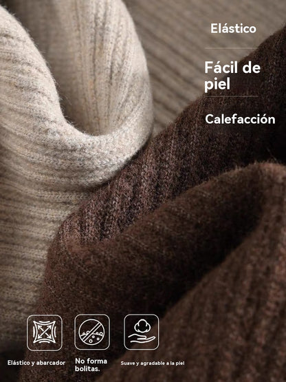 🔥🆕 Lanzamiento superventas con 40% de descuento 🧥✨ Suéter de punto con cremallera para hombre de talla grande, diseño simple y combinable.