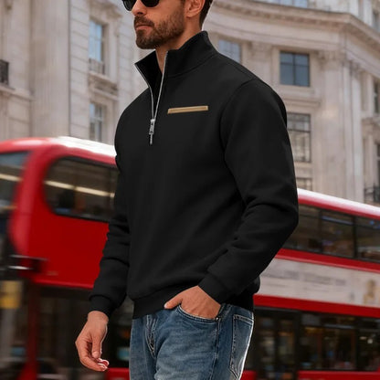 👕【40% de descuento】【S-3XL】Sudadera de hombre 2026, moderna, de manga larga, casual y cálida