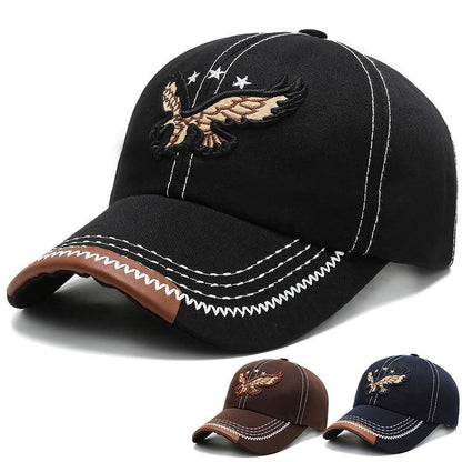 🔥 Productos más vendidos💙Gorra de béisbol con bordado de águila 2025 – Unisex, perfecta para el día a día