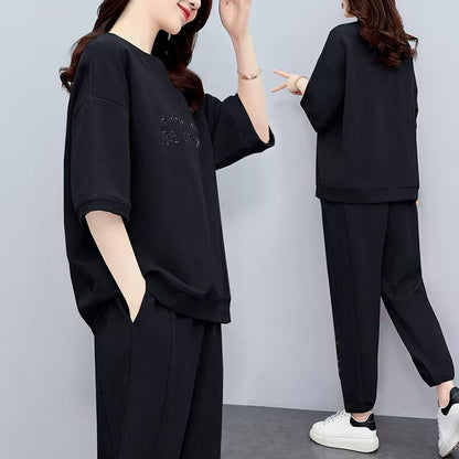 💃Nova kolekcija s 50% popusta, komplet trenirka 【gornji dio + hlače】Ženska sportsko-udobna odjeća 2025 【M-4XL】
