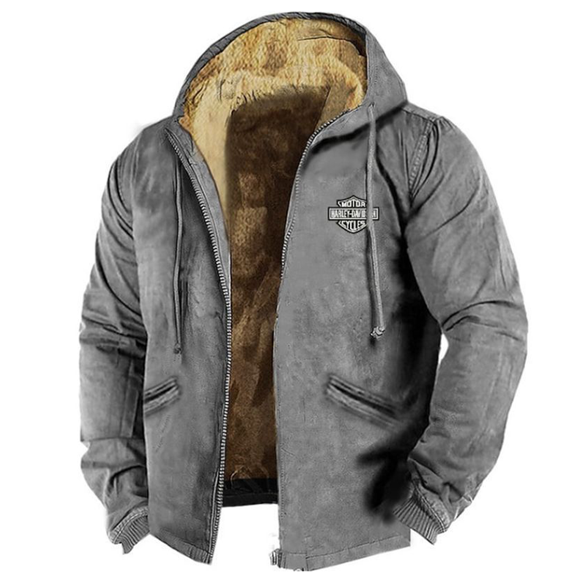 👍🧥[M-5XL] Divatos férfi őszi-téli bővebb kabát vastagabb bársonyból