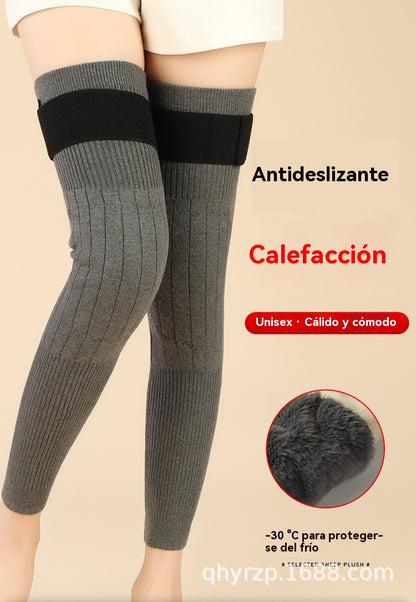🦵🔥 Rodilleras térmicas largas de invierno – alivio del frío y dolor articular, cálidas y antideslizantes