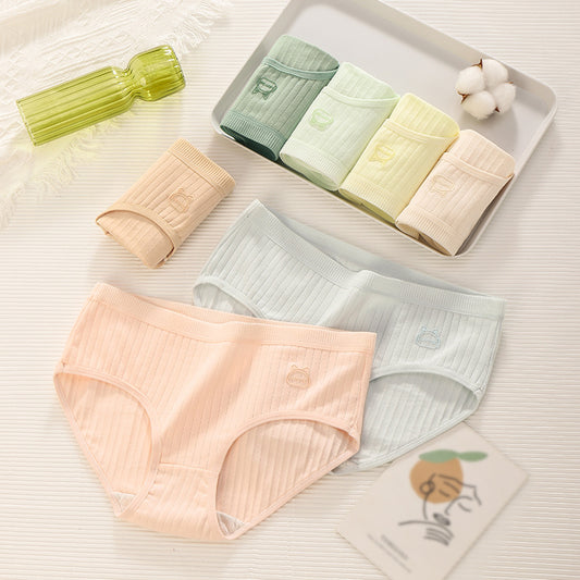 🧁✨【Set od 7 dijelova】Žensko ljetno donje rublje od čistog pamuka, mekano i nježno za intimnu kožu✅Plaćanje pouzećem