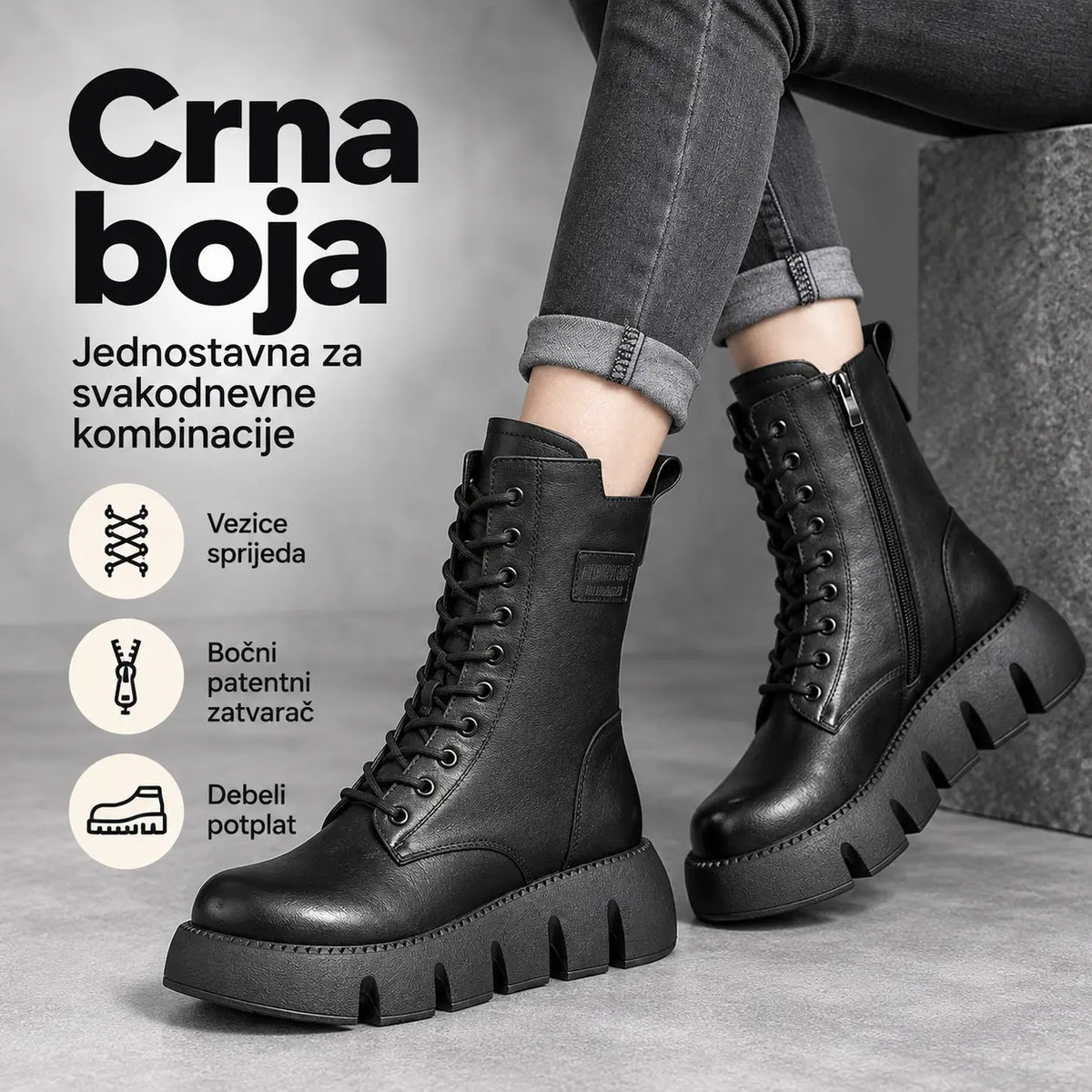 🔥【35-40】Ženske kožne čizme od pune kože, od mekane kože, ručno izrađene.