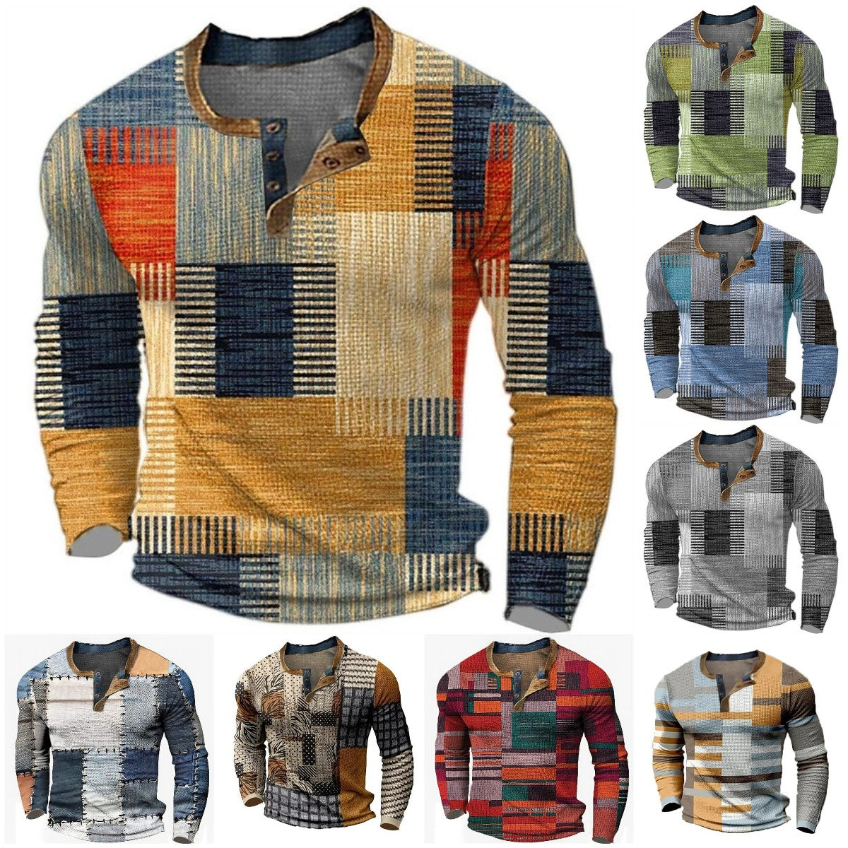 📢🔥Vremenski ograničena ponuda 49% popusta🔥 - muška polo majica dugih rukava Polo majica dugih rukava s printom [S-4XL]--3759615