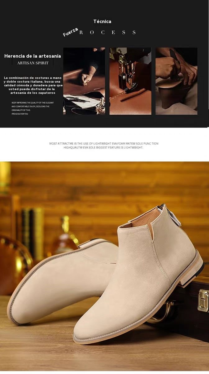 👢【36-43】Botas Martin de mujer, tacón grueso, nuevo estilo punta para otoño e invierno, cómodas para diario, versátiles y a la moda.