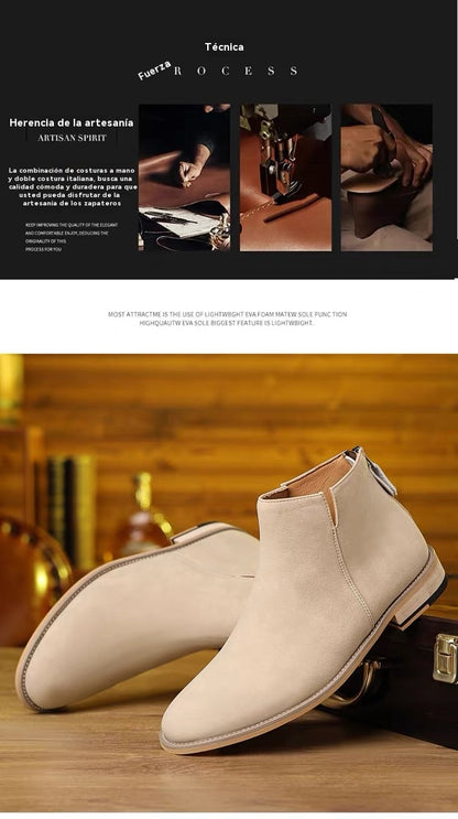 👢【36-43】Botas Martin de mujer, tacón grueso, nuevo estilo punta para otoño e invierno, cómodas para diario, versátiles y a la moda.