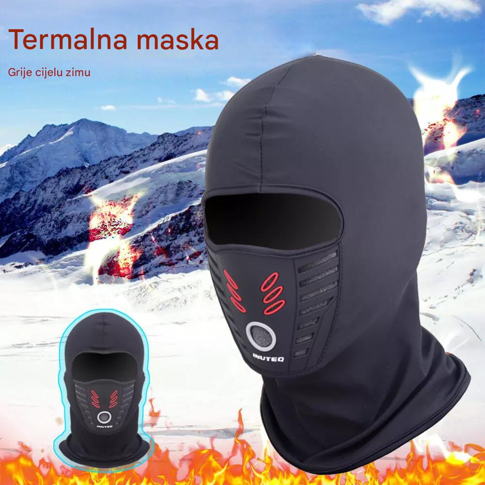 😷❄️Nova kolekcija – promotivna ponuda ☀️ Kupi jedan, drugi dobiješ gratis 🔥 Celotna maska, otporna na hladnoću, pogodna za skijanje i jahanje, zimska, vjetrootporna i topla, unisex.