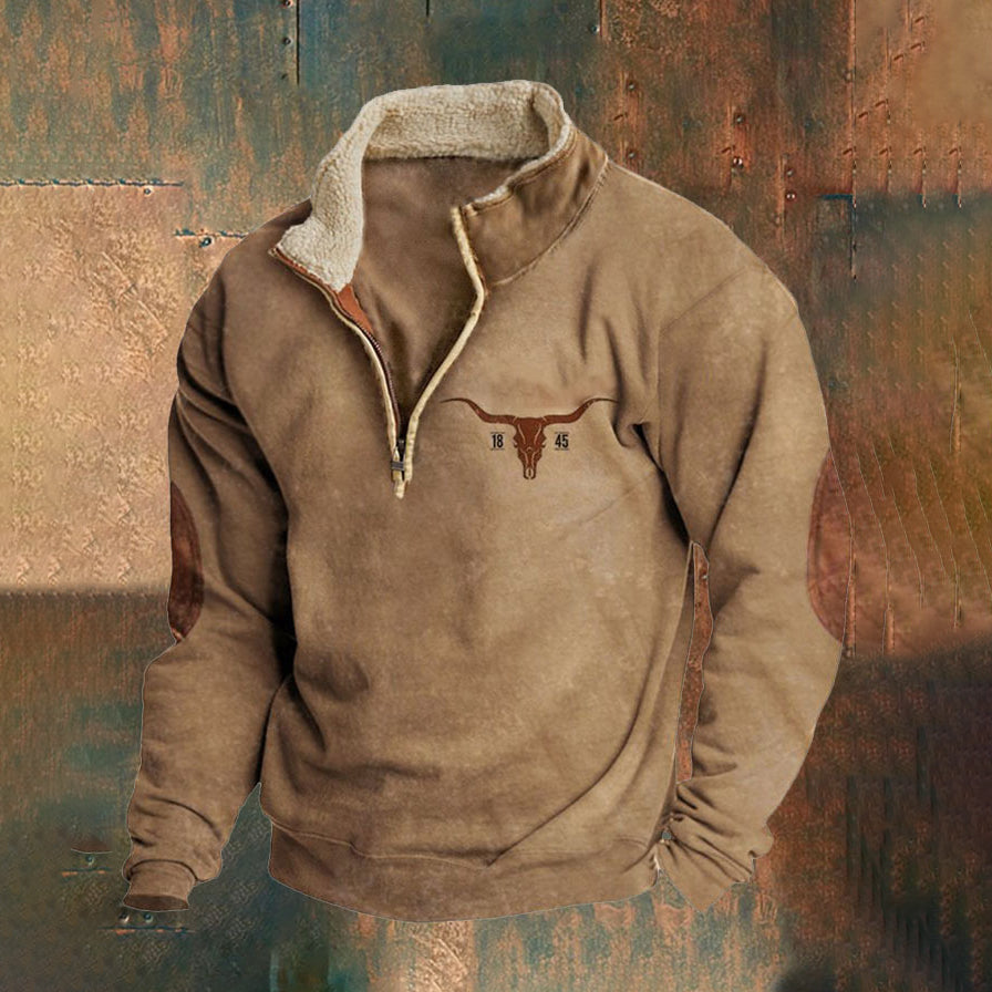 👕【35% de descuento】【S-4XL】Otoño e invierno 2024, suéter cálido de manga larga para hombre de moda con estampado 3D -3778396 