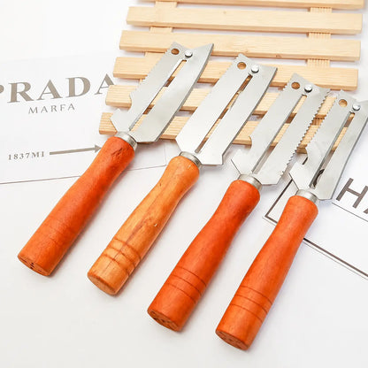 🥕 Kupite 2, dobijte 2 gratis! ✨ Višenamjenska kuhinjska gulilica: Izrađena od nehrđajućeg čelika s ergonomskom ručkom, idealna za voće, povrće i meso 🔪