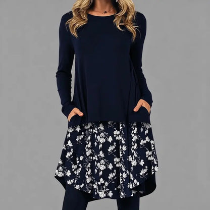 🔥【S-5XL】Haljina s etničkim retro printom – jesenski/zimski stil