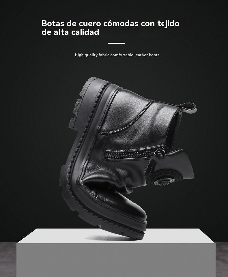 🔥🔥Nuevo lanzamiento 40%⏳【39-44】Botas nuevas de cuero para hombre, cuero de alta calidad, hechas a mano.