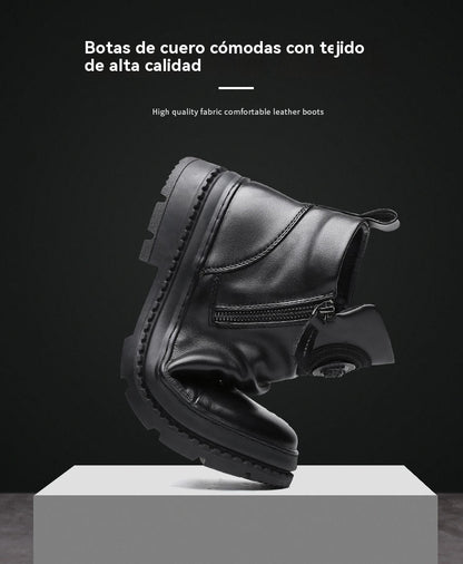 🔥🔥Nuevo lanzamiento 40%⏳【39-44】Botas nuevas de cuero para hombre, cuero de alta calidad, hechas a mano.