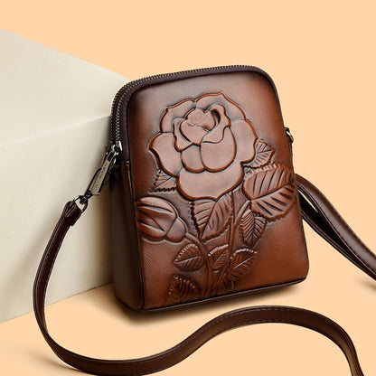 👜 Bolso bandolera/de hombro de piel suave de doble capa – Nuevo modelo 2026
