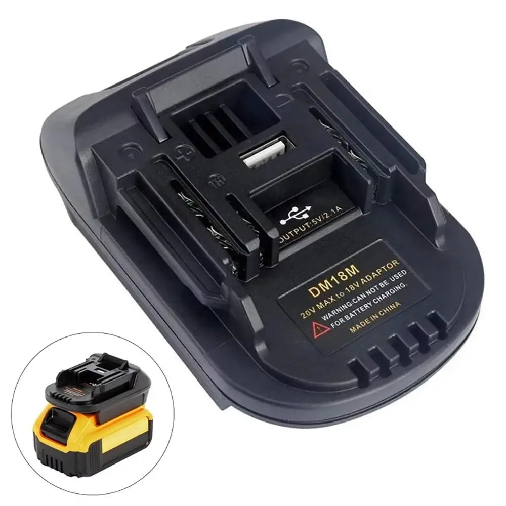 ⚡Adapter za litijeve baterije za električne alate od 18 V, jednostavno napajanje raznih alata.