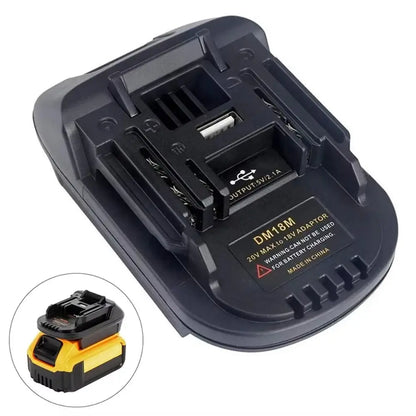 ⚡Adapter za litijeve baterije za električne alate od 18 V, jednostavno napajanje raznih alata.