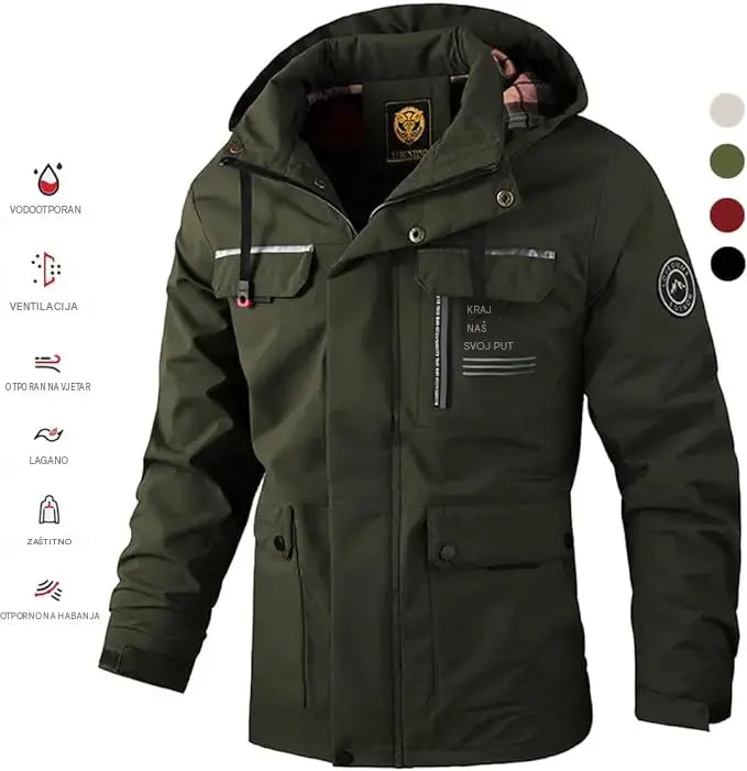 🔥50% popusta danas🔥【M-6XL】2026 Nova muška debela, topla, vjetrootporna i vodootporna jakna