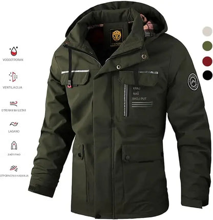 🔥50% popusta danas🔥【M-6XL】2026 Nova muška debela, topla, vjetrootporna i vodootporna jakna