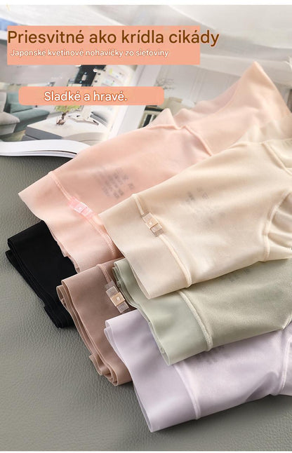 🩲🔥Nová akcia 【6 ks】Dámske ľahké veľké nohavičky s vysokým pásom