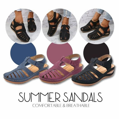 👡【Tallas 34-43】Nuevas y cómodas sandalias ortopédicas de plataforma para mujer, ideales para la primavera/verano de 2026.