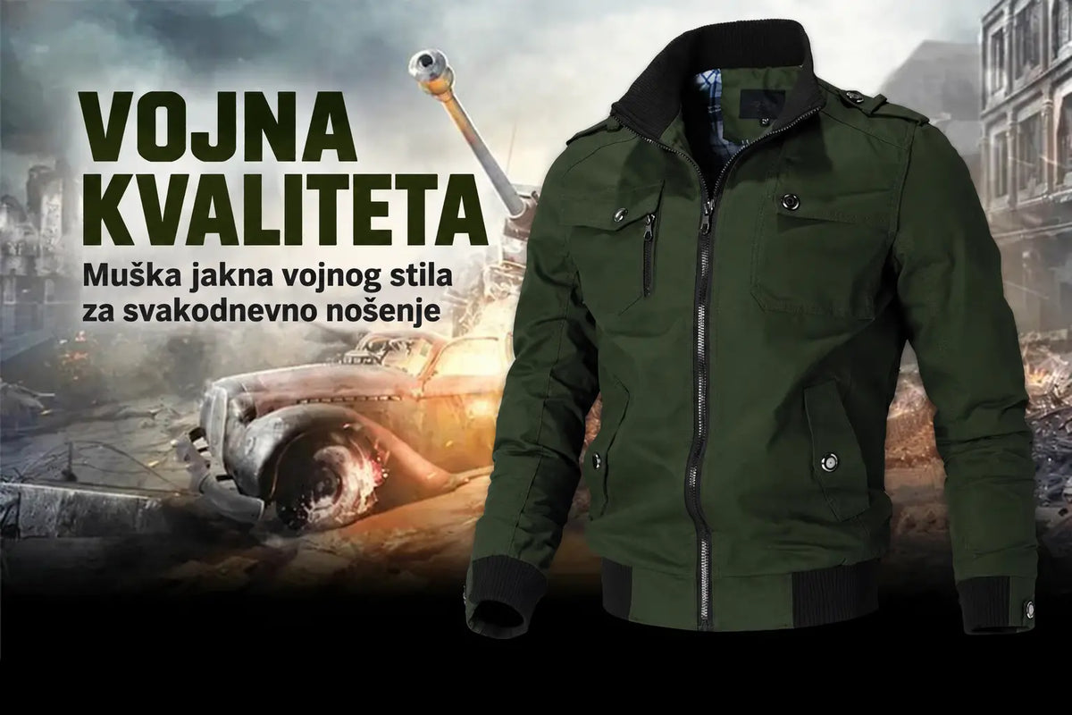 👍🔥 [M-5XL] Nova muška vojna jakna, teška, visokokvalitetna, topla