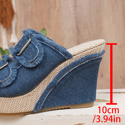 ✨👠【Veličine 35-43】Udobne ženske sandale na platformu, savršeno pristaju obliku stopala, izuzetno udobne za nošenje✅Plaćanje pouzećem dostupno