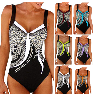 🩱Se Liquida 🏊‍♀️ Bañador retro nuevo 2025, estampado vintage, estilo bikini