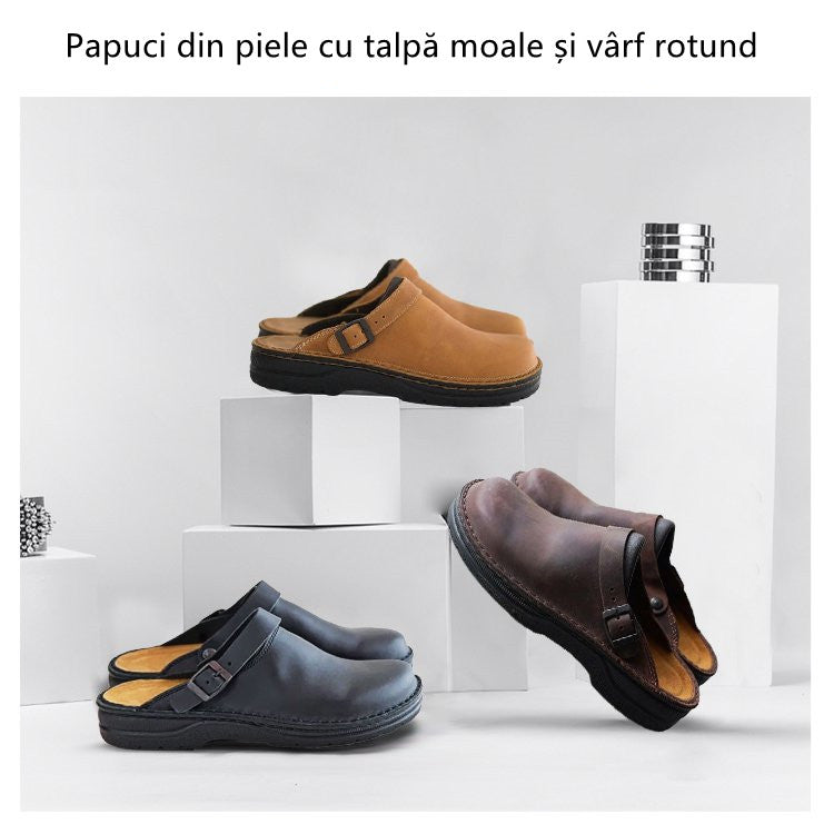 🥇🔥【kupite jedan, jedan dobijete besplatno】✨[39-48] 😎Kožne papuče s mekim potplatom--3893176