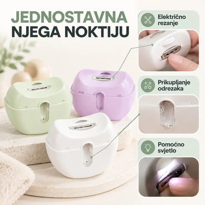 ✂️💅 Višenamjenska električna turpija za nokte, električne kliješta za nokte s zaštitom od stiskanja