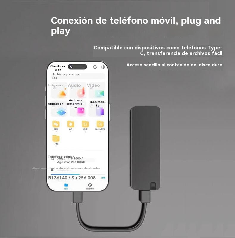 ⚡ Disco Duro USB 3.0 Multifuncional de Alta Velocidad 【4TB】 | Transferencia Rápida, Gran Compatibilidad, Almacenamiento Sin Preocupaciones 💻📦