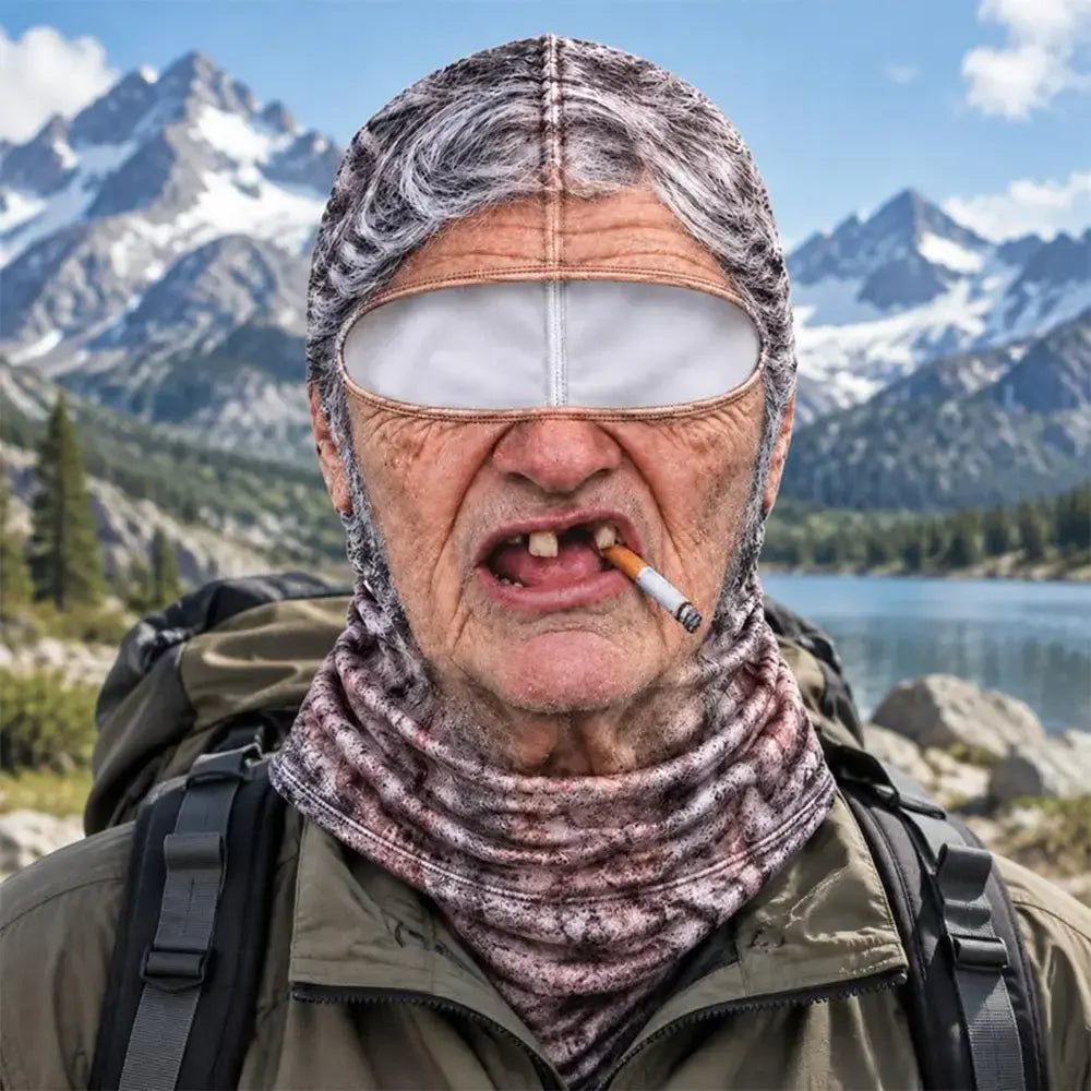 😎Zabavna 3D maska za lice koja grije, za zimske sportove na otvorenom s upečatljivim dizajnom