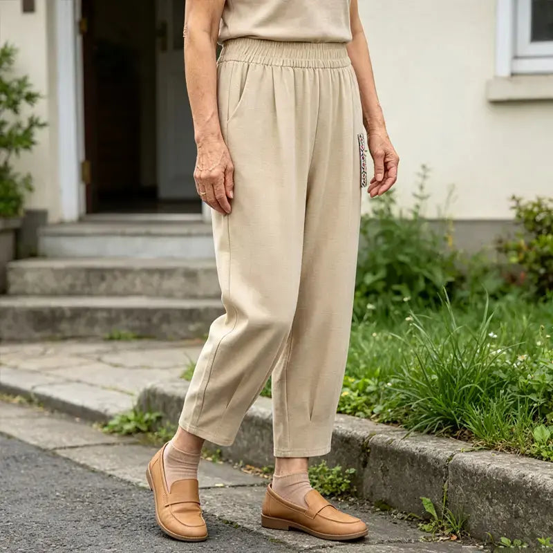🔥【M–4XL】👖 Lagane i prozračne ljetne hlače od pamuka i lana - moderne ležerne kratke hlače - prikladne za svakodnevno nošenje