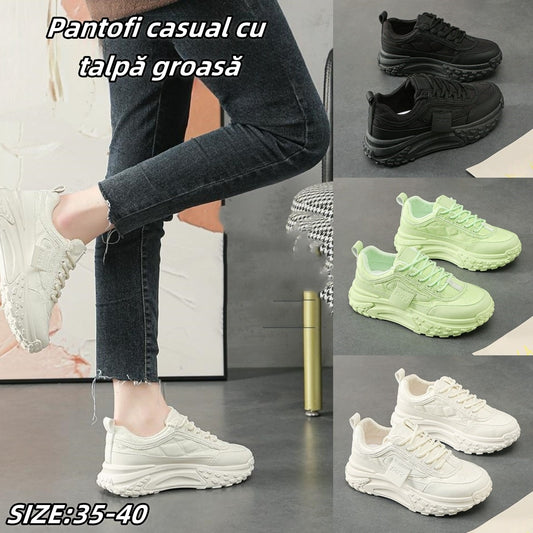 💗【35-40】Modne i ležerne ženske sportske cipele klasičnog stila (5 cm) - protuklizne, prozračne i udobne