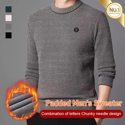 🔥🧣❄️30% popust【S-4XL】2025 Nova muška džemper od mink krzna, toplinski pleteni džemper s okruglim izrezom, jednostavan i svestran. 🧣❄️