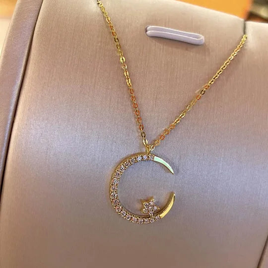 🔥【Kupi 1, dobij 1 gratis】💖💎Srebrna ogrlica 925, nova boja, s dijamantima