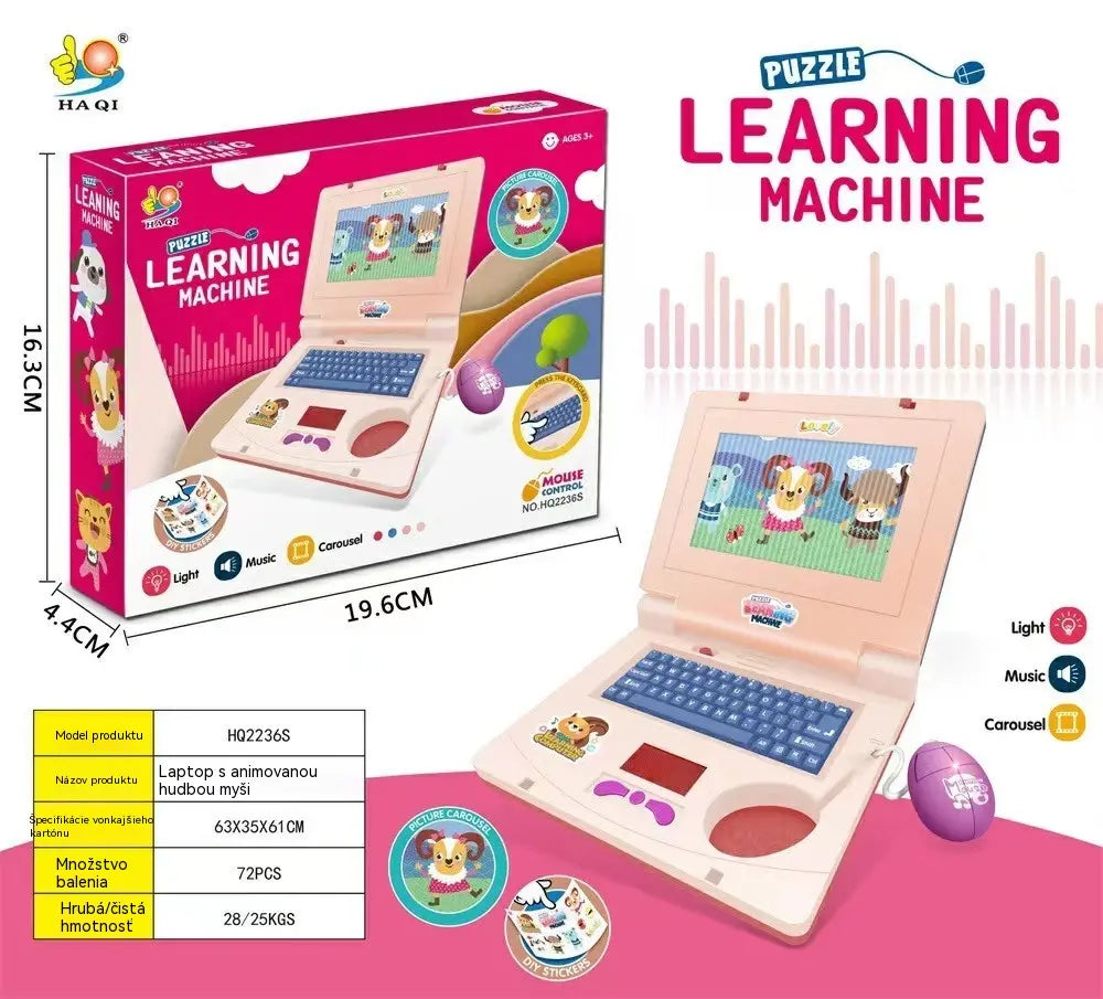 🎁 【Jeden za 26 eur】Detský vzdelávací počítač | Kreatívny darček pre deti 💖 - Doprava zdarma - Platba na dobierku