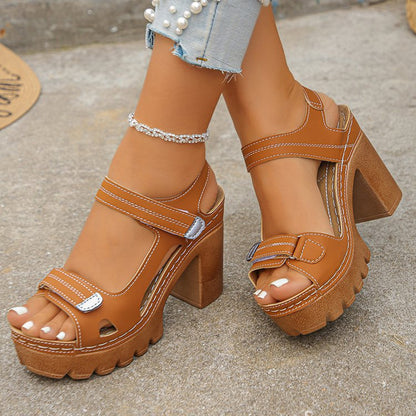 【35-43】🔥 Sandale s platformom i debelom petom – više, stabilnije, elegantnije