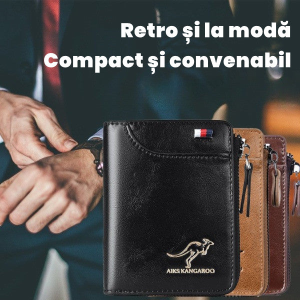 💥【Por tiempo limitado 1+1 gratis】Cartera para hombre de alta calidad, antirrobo y antimagnética 2024, gran capacidad, cuero suave, tarjetero 3838881 
