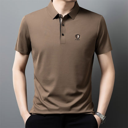 【M-4XL】Nova polo majica kratkih rukava s ovratnikom od ledene svile za ljeto 2026. Iznimno udobna.