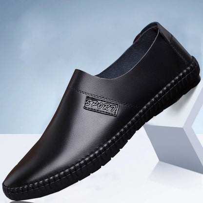 👞Nuevos zapatos casuales británicos con suelas suaves ✅ hechos a mano con cuero seleccionado ✅ resistentes al desgaste y transpirables