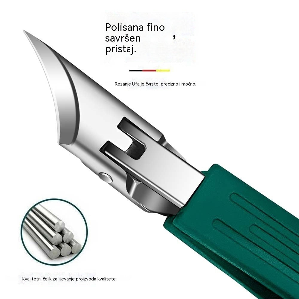 🔥【Kupite 1, dobijte 1 gratis】🔥 Škare za nokte otporne na prskanje s oštricom pod kutom od 25° (set od 3 dijela)