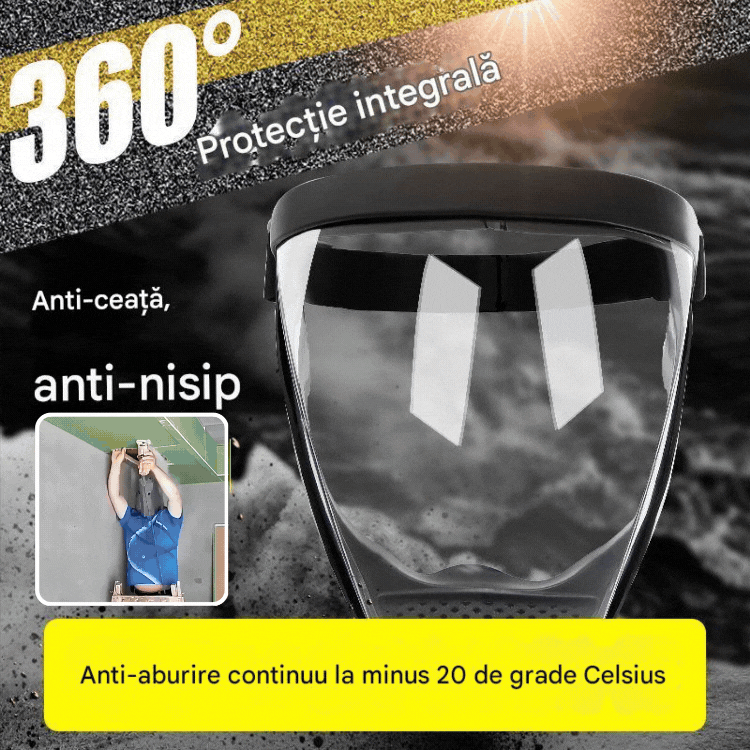 💥📢【1 mascarilla + 20 filtros de algodón】Máscara protectora transparente de alta resolución, cómoda, transpirable y antideslumbrante--3846374 